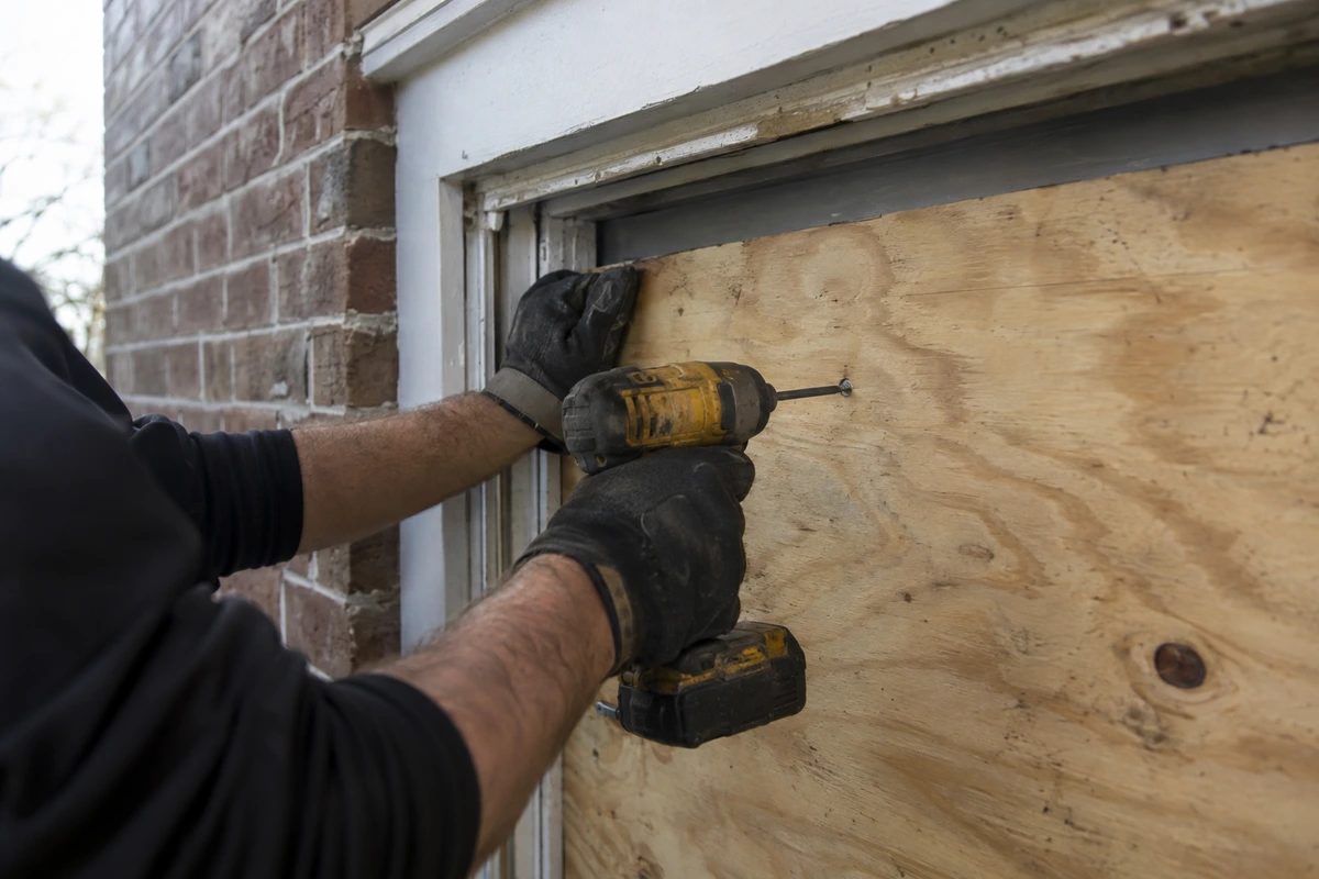 Emergency board up contractor